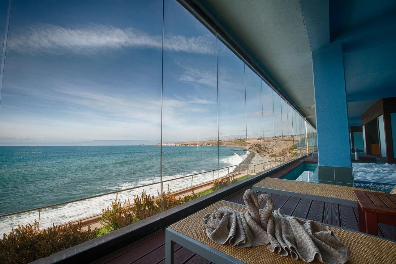 Lopesan Villa Del Conde Resort & Thalasso เมโลเนรัส ภายนอก รูปภาพ View of the beach from the hotel